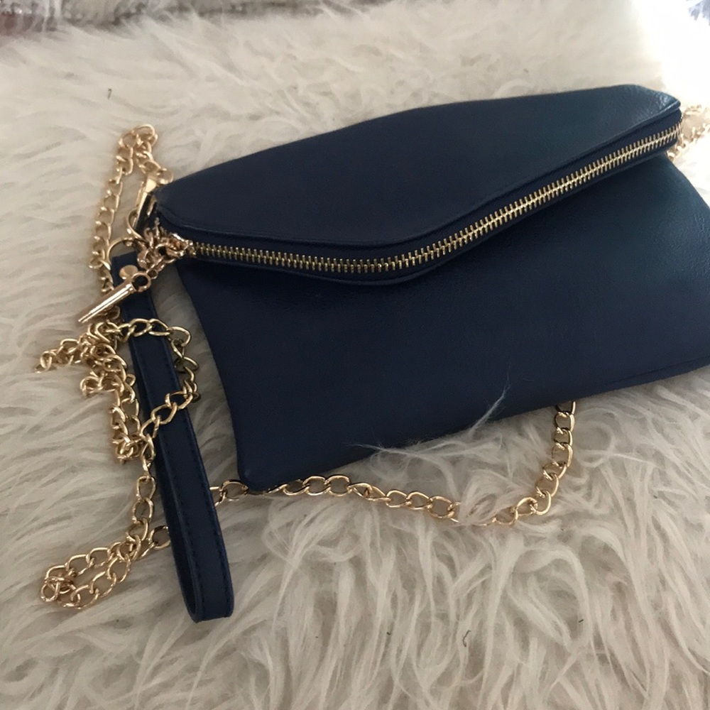 Navy purse